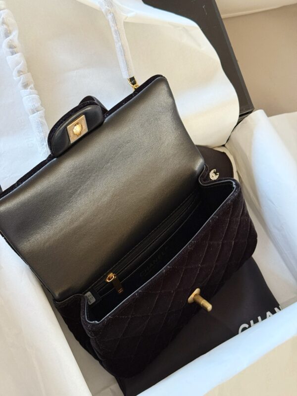 CHANEL-Velvet Bow Bag#2222