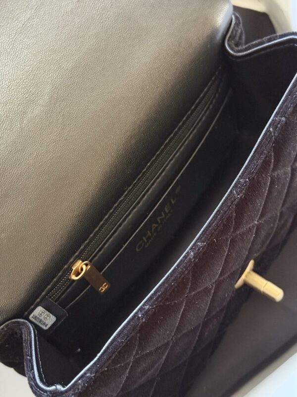 CHANEL-Velvet Bow Bag#2222