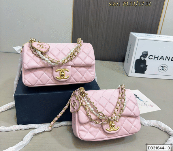 CHANEL-Pearl Mini Square Flap Bag#2227
