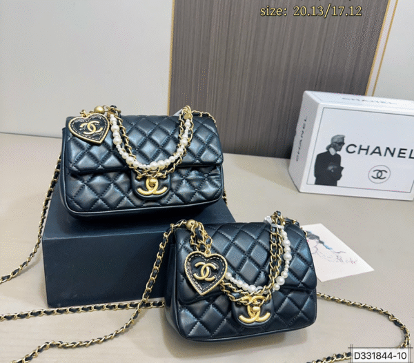 CHANEL-Pearl Mini Square Flap Bag#2227