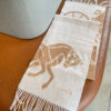 Hermes-Cashmere Jacquard Scarf #2289