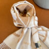 Hermes-Cashmere Jacquard Scarf #2289