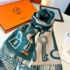 Hermes -Key Pattern Reversible Scarf #2290