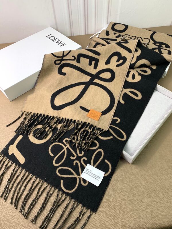 LOEWE-Graffiti-style Scarf #2295
