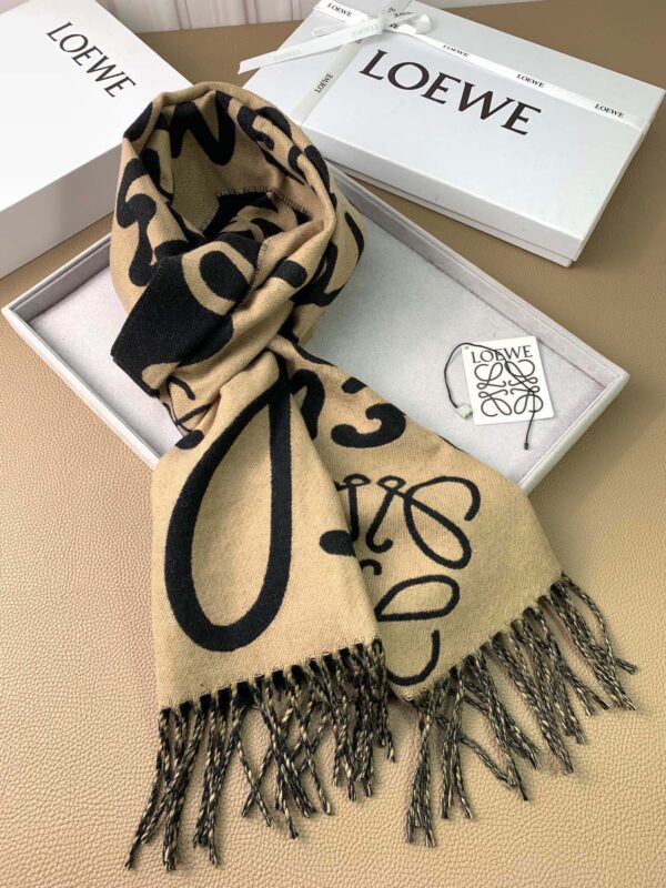 LOEWE-Graffiti-style Scarf #2295